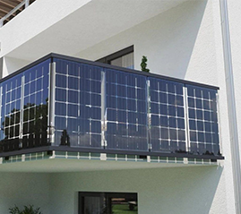 Balkon Sistem Pemasangan PV