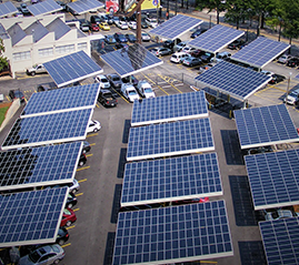 Sistem Pemasangan PV Carport