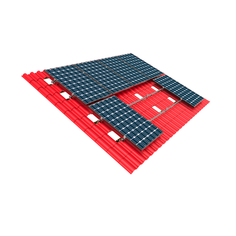 Atap ubin pemasangan pv